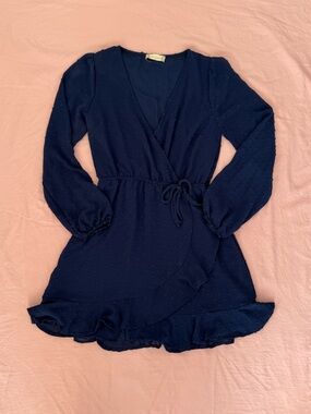 Altar'd State Navy Blue Dress